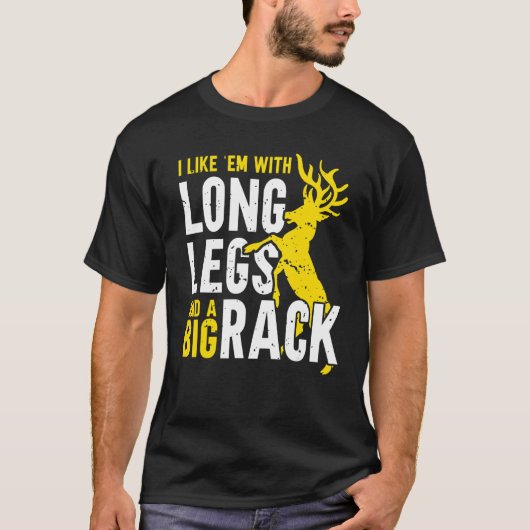 Jagd auf Hirsche für Jäger T-Shirt (Vorderseite)