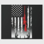 Jagd auf Hirsche Geschenkpapier (Flach)