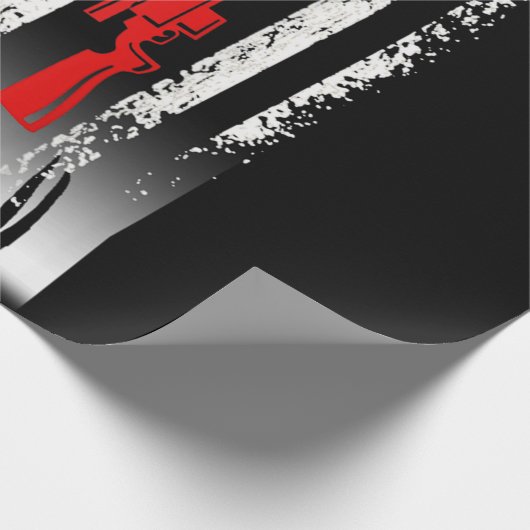 Jagd auf Hirsche Geschenkpapier (Ecke)