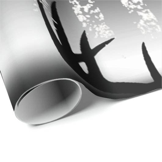 Jagd auf Hirsche Geschenkpapier (Rolleneckpunkt)