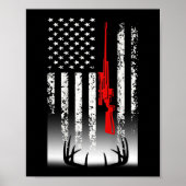 Jagd auf Hirsche Poster (Vorne)