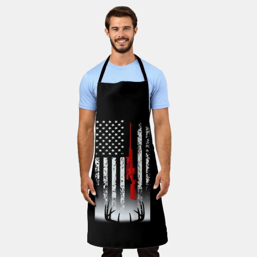 Jagd auf Hirsche Schürze (Getragen)