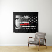 Jagd auf Hirsche Wandteppich (Beispiel (Horizontal))