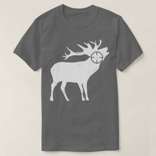 Jagd auf Hirschwald Sniper Shoot T-Shirt (Design vorne)