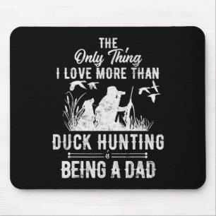 Jagd auf Jungtiere mit Vater-Hunde-Geschenk für En Mousepad