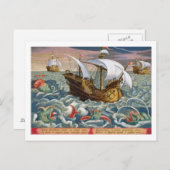 Jagd auf Meerestiere, Platte 84 von 'Venationes F Postkarte (Vorne/Hinten)