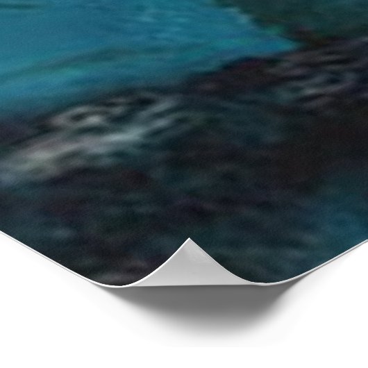 Jagd auf Mosasaurus Poster (Ecke)