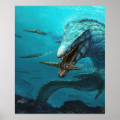 Jagd auf Mosasaurus Poster (Vorne)