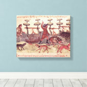 Jagd auf Netze Leinwanddruck (Insitu (Holzboden))