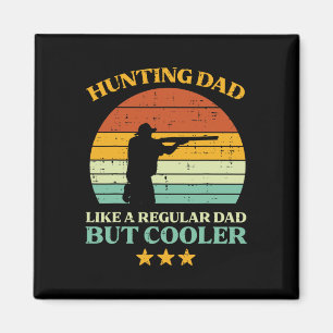 Jagd auf Papa wie ein regulärer Retro-Vatertag-Jäg Magnet
