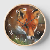 Jagd auf Rotfuchs während Ölmalerei Art Uhr (Vorderseite)