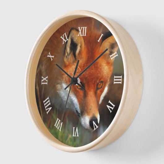 Jagd auf Rotfuchs während Ölmalerei Art Uhr (Winkel)