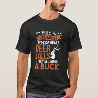 Jagd auf Trapper-Hirsch-Antler-Shooting-Jäger T-Shirt