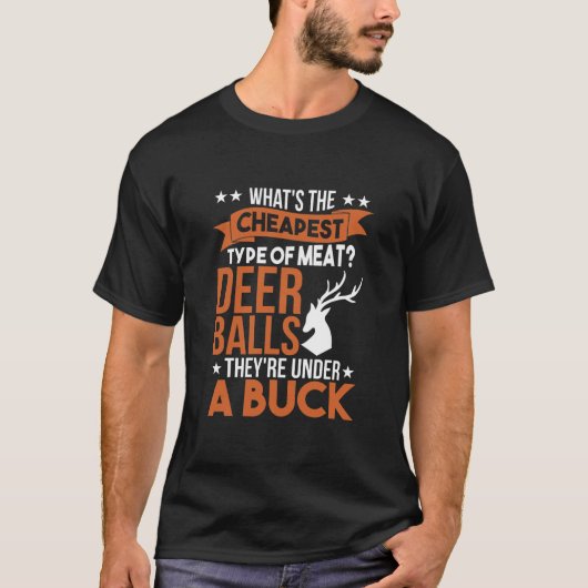 Jagd auf Trapper-Hirsch-Antler-Shooting-Jäger T-Shirt (Vorderseite)