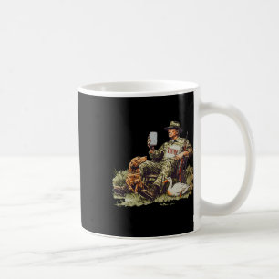 Jagd auf Trump Camouflage Funny Duck Jagdsaison Kaffeetasse
