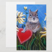 "Jagd auf Valentine" Briefpapier (Vorne/Hinten)