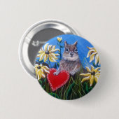 "Jagd auf Valentine" Button (Vorne & Hinten)