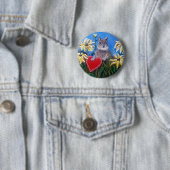"Jagd auf Valentine" Button (Beispiel)