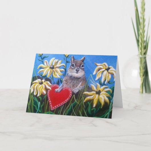 "Jagd auf Valentine" Feiertagskarte (Vorderseite)
