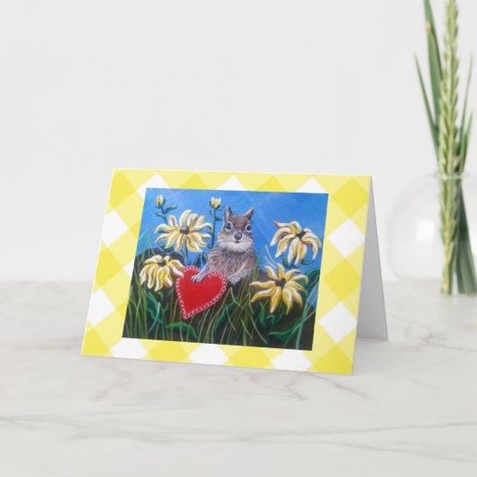 "Jagd auf Valentine" - Urlaubskarte Feiertagskarte (Vorderseite)