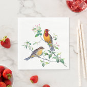 Jagd auf Vögel in Branchen Serviette (Beispiel)