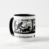 Jagd auf Wildschwein/Jagd des wilder Tasse (Vorderseite Links)
