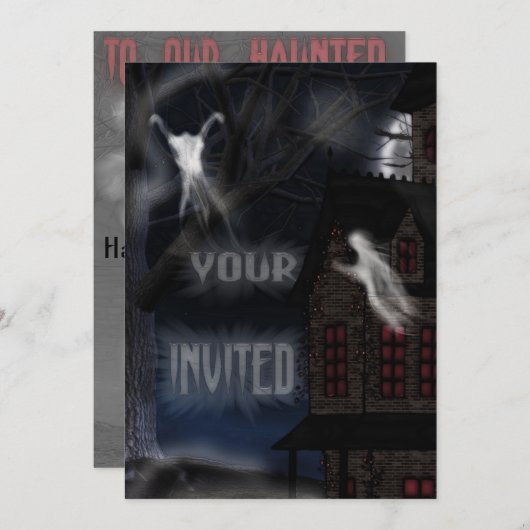 Jagd auf Willowstone Einladung (Vorne/Hinten)