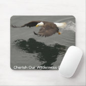 Jagd Bald Eagle Mousepad (Mit Mouse)