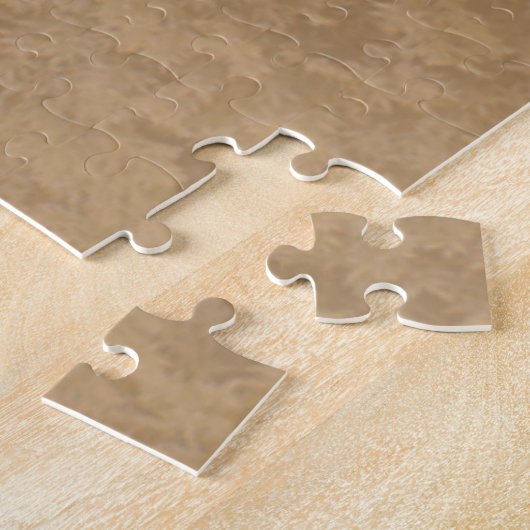 Jagd Bass Sprung über Hirschschädel Puzzle (Seite)