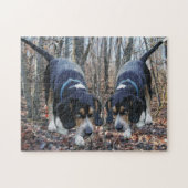 Jagd-Beagles Puzzle (Horizontal)