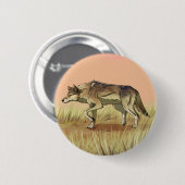 Jagd bei Sonnenaufgang Button (Vorne & Hinten)