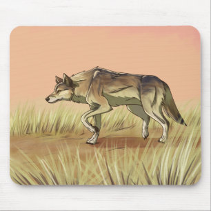 Jagd bei Sonnenaufgang Mousepad