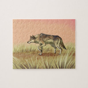 Jagd bei Sonnenaufgang Puzzle