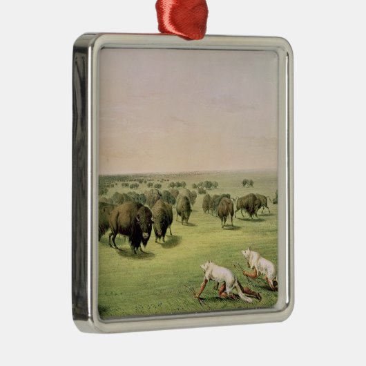 Jagd-Büffel getarnt Ornament Aus Metall (Rechts)