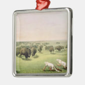 Jagd-Büffel getarnt Ornament Aus Metall (Links)