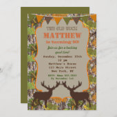 Jagd Camouflage Geburtstagsparty Einladungen (Vorne/Hinten)