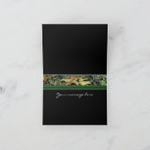 Jagd-Camouflage-Hochzeit danken Ihnen die Dankeskarte (Innenseite)