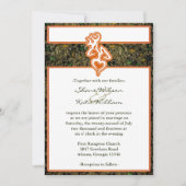 Jagd Camouflage Hochzeit Einladung (Vorderseite)