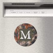 Jagd Camouflage Jäger Camou Monogram Initial Magne Magnet (In Situ (Geschirrspüler))