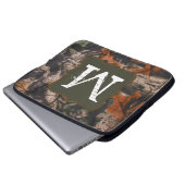 Jagd-Camouflage-Jäger-Camouflage-Monogramm 15" Laptopschutzhülle (Vorne Knopf)