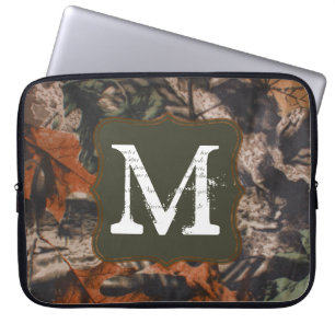 Jagd-Camouflage-Jäger-Camouflage-Monogramm 15" Laptopschutzhülle