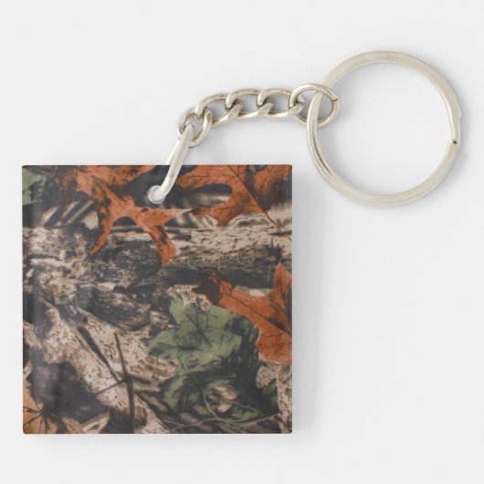 Jagd Camouflage Jäger Camouflage Real Key Chain Schlüsselanhänger (Rückseite)