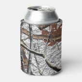Jagd Camouflage Schneemuster 2 Dosenkühler (Kanne Vorderseite)