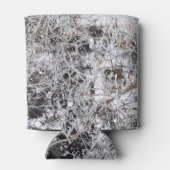 Jagd Camouflage Schneemuster 4 Dosenkühler (Rückseite)