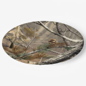 Jagd-Camouflage-Tarnungs-Party-Teller für Duschen Pappteller (Schrägansicht)