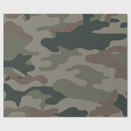 Jagd-Camouflage-Verpackungs-Papier Geschenkpapier (Flach)