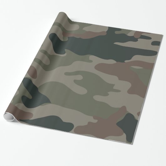 Jagd-Camouflage-Verpackungs-Papier Geschenkpapier (Ungerollt)