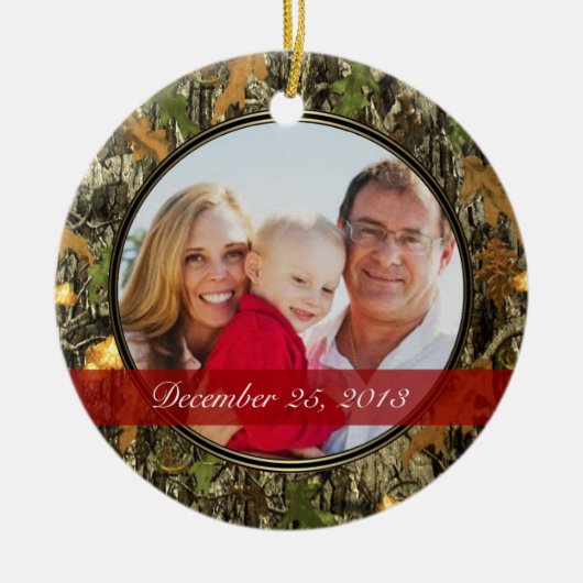 Jagd-Camouflage-Verzierung Keramik Ornament (Vorne)