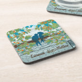 Jagd Country Chic Love Vögel sitzen in einem Baum Untersetzer (Linke Seite)