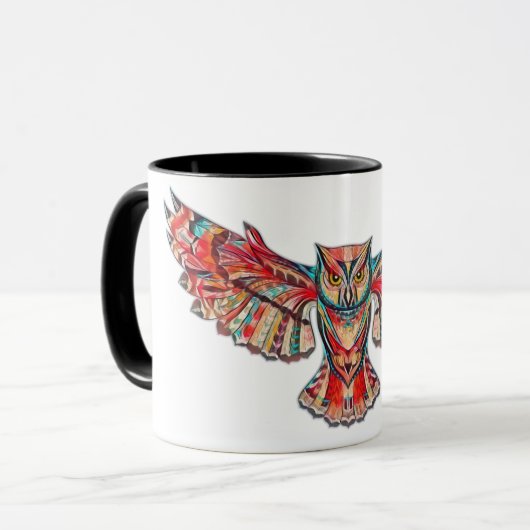 Jagd der Eule Tasse (Vorderseite Links)